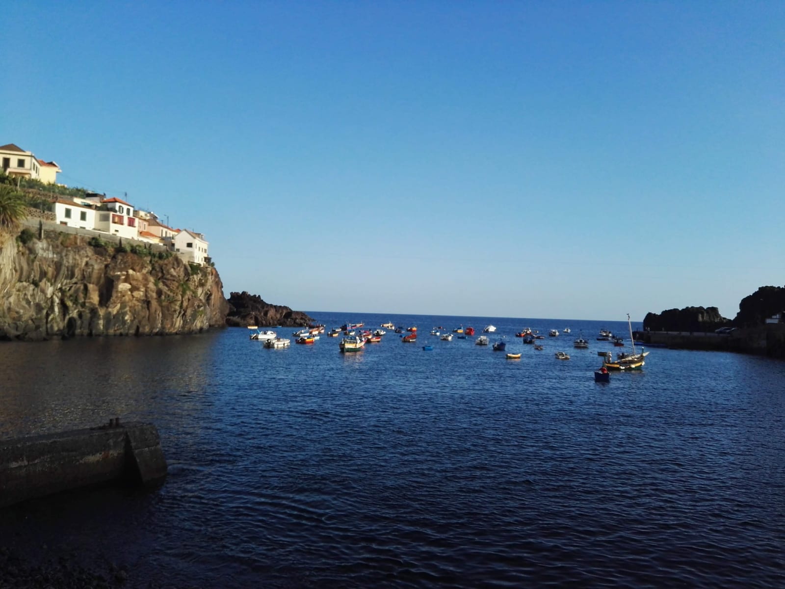 Câmara de Lobos harbor, Madeira's traditional fishing village